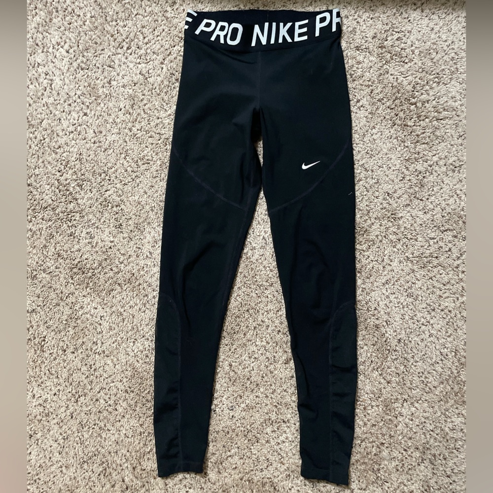 nike pro black leggings